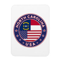 North Carolina Aufkleber, Handy-Gehäuse, Totbeutel