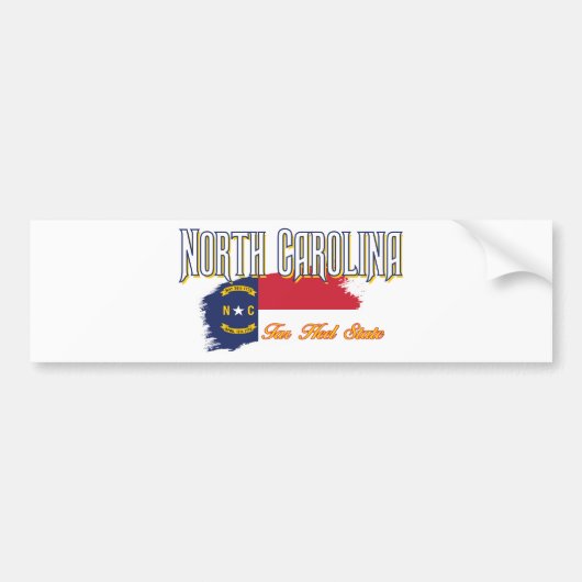 North Carolina Autoaufkleber (Vorne)