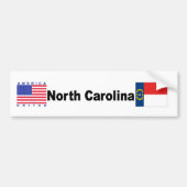 North Carolina Autoaufkleber (Vorne)