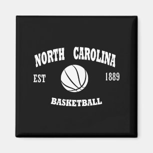 North Carolina Basketball Retro T-Shirt  Magnet