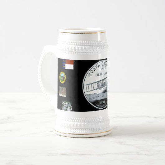 NORTH CAROLINA BIERGLAS (Vorderseite Links)