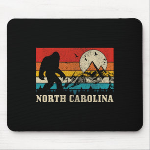 North Carolina Bigfoot Vintage Berge Wandern Ca Mousepad
