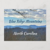 North Carolina Blue Ridge Mountains Fotografisch Postkarte (Vorderseite)