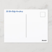 North Carolina Blue Ridge Mountains Fotografisch Postkarte (Rückseite)