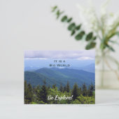 North Carolina Blue Ridge Mountains Postcard Postkarte (Stehend Vorderseite)