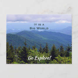 North Carolina Blue Ridge Mountains Postcard Postkarte