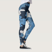 North Carolina Blue & White Heel Camo Printed Leggings (Rechts)