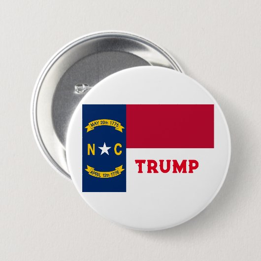NORTH CAROLINA BUTTON (Vorne & Hinten)