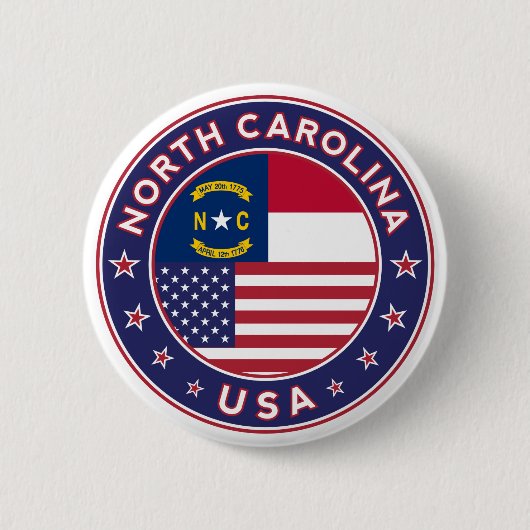 North Carolina Button (Vorderseite)
