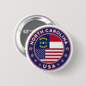 North Carolina Button (Vorne & Hinten)