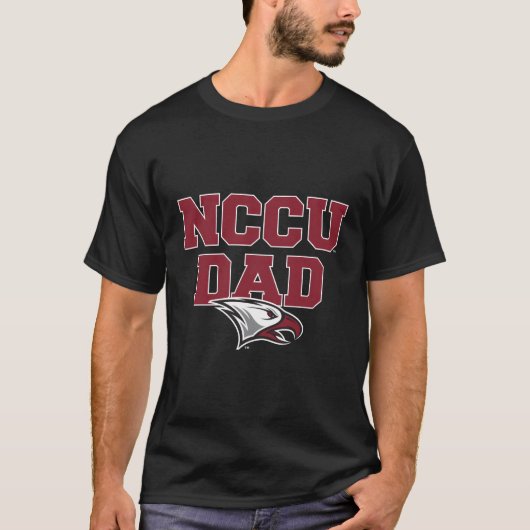 North Carolina Central Nccu Eagle Vater T-Shirt (Vorderseite)