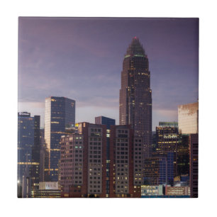 North Carolina, Charlotte, erhöhte Ansicht Fliese