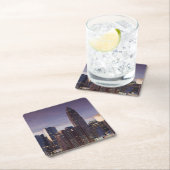 North Carolina, Charlotte, erhöhte Sicht Rechteckiger Pappuntersetzer (Vor Ort)