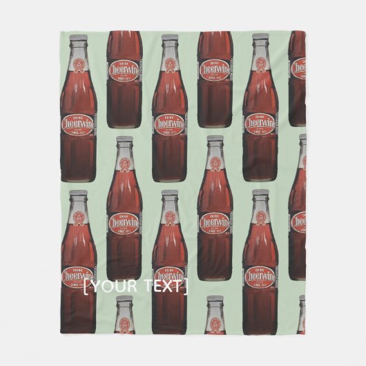 North Carolina Cheerwine Fleece Blanket (Vorderseite)