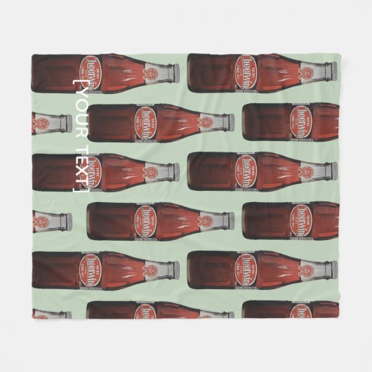 North Carolina Cheerwine Fleece Blanket (Vorderseite (Horizontal))