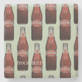 North Carolina Cheerwine Stone Coaster Steinuntersetzer (Vorderseite)