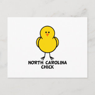 North Carolina Chick Postkarte
