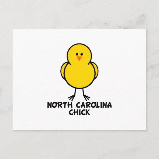 North Carolina Chick Postkarte (Vorderseite)