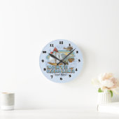 North Carolina Clock Runde Wanduhr (Zuhause)