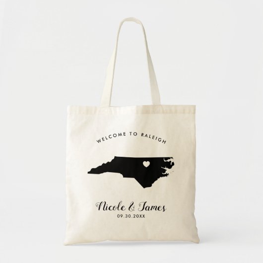North Carolina, das willkommene Tasche für (Vorne)
