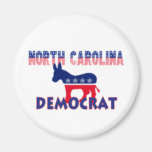 North Carolina Demokrat Magnet