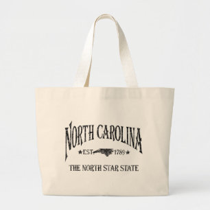 North Carolina - Der Nordstern-Staat Jumbo Stoffbeutel