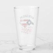 North Carolina Der Staat Tarheel Glas (Rückseite)