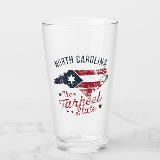 North Carolina Der Staat Tarheel Glas (Vorderseite)