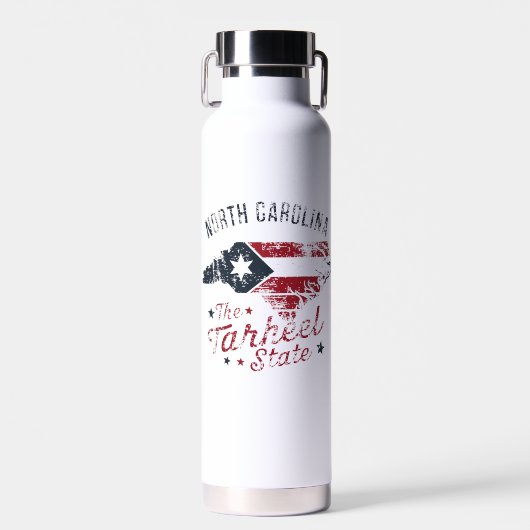 North Carolina Der Staat Tarheel Trinkflasche (Vorne)