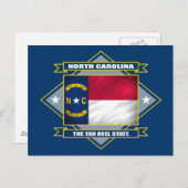 North Carolina Diamond Postkarte (Vorne/Hinten)