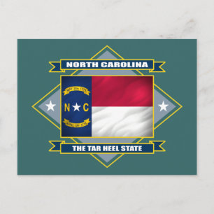 North Carolina Diamond Postkarte