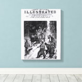 North Carolina, die politische Kampagne Leinwanddruck (Insitu (Holzboden))