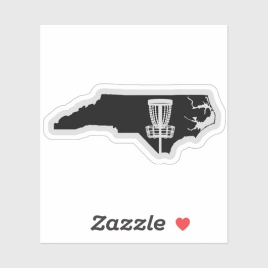 North Carolina Disk Golf Sticker (Blatt)