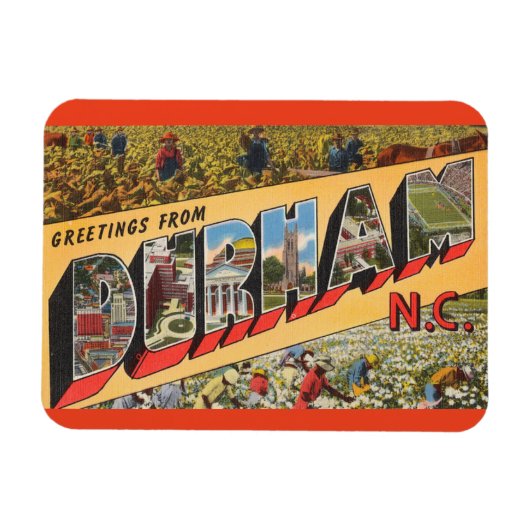 North Carolina, Durham Magnet (Horizontal)