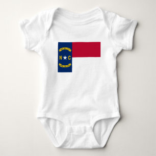North Carolina Flag Baby Bodysuit Strampler