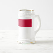 NORTH CAROLINA FLAG BIERGLAS (VorderseiteRechts)