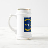 NORTH CAROLINA FLAG BIERGLAS (Links)