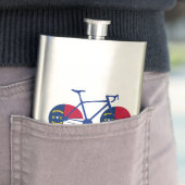North Carolina Flag Cycling Flachmann (Beispiel)