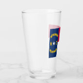 NORTH CAROLINA FLAG GLAS (Rechts)