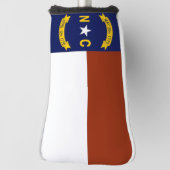 North Carolina Flag Golf Head Cover Golf Headcover (Rotieren 90)