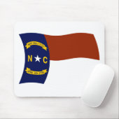 North Carolina Flag Mousepad (Mit Mouse)