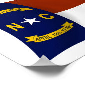 North Carolina Flag Poster Print (Ecke)