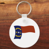 North Carolina Flag Schlüsselanhänger (Vorderseite)