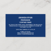 North Carolina Flag & Siegel, North Carolina Visitenkarte (Rückseite)