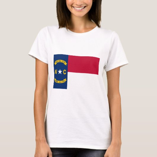 North Carolina Flag T - Shirt (Vorderseite)