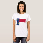 North Carolina Flag T - Shirt (Vorne ganz)