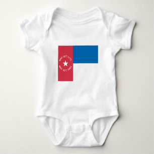 North Carolina-Flagge (1861-1885) Baby Strampler