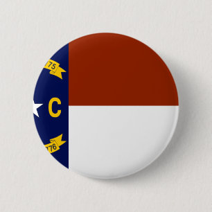 North Carolina-Flagge Button