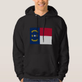 North Carolina-Flagge Hoodie (Vorderseite)