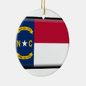 North Carolina-Flagge Keramikornament (Rechts)